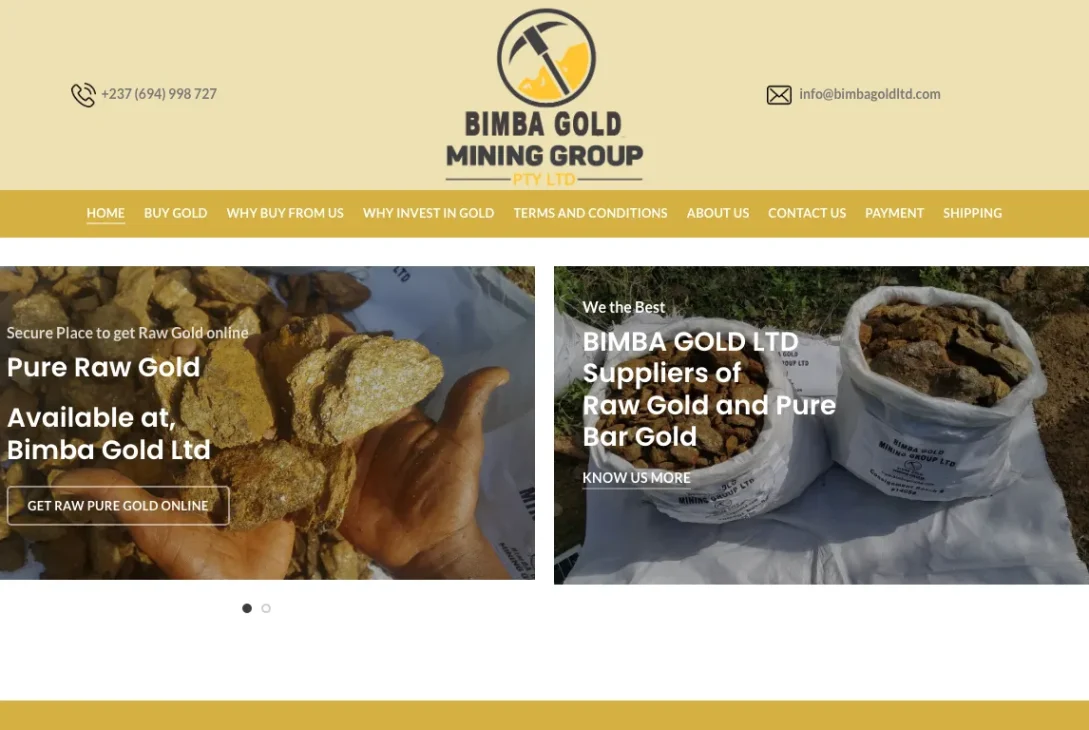 Is Bimbagoldltd.com legit?
