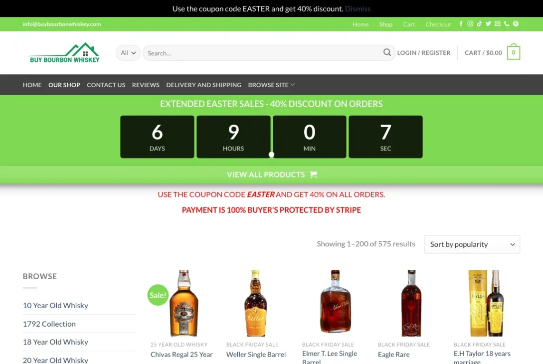 Is Buybourbonwhiskey.com legit?