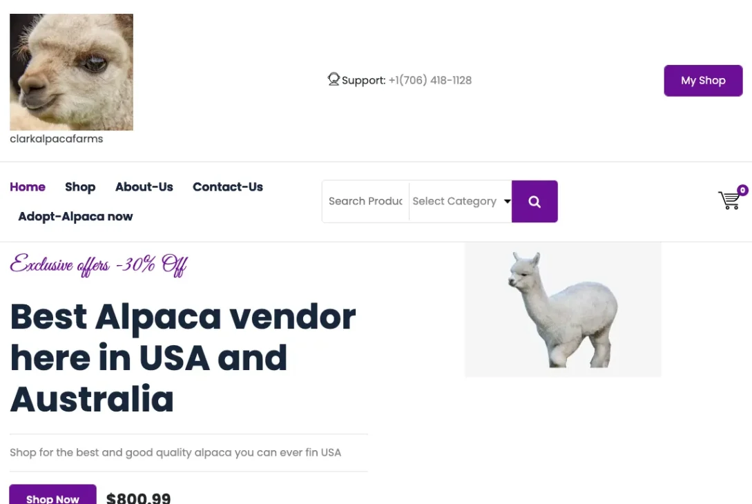 Is Clarkalpacafarms.com legit?