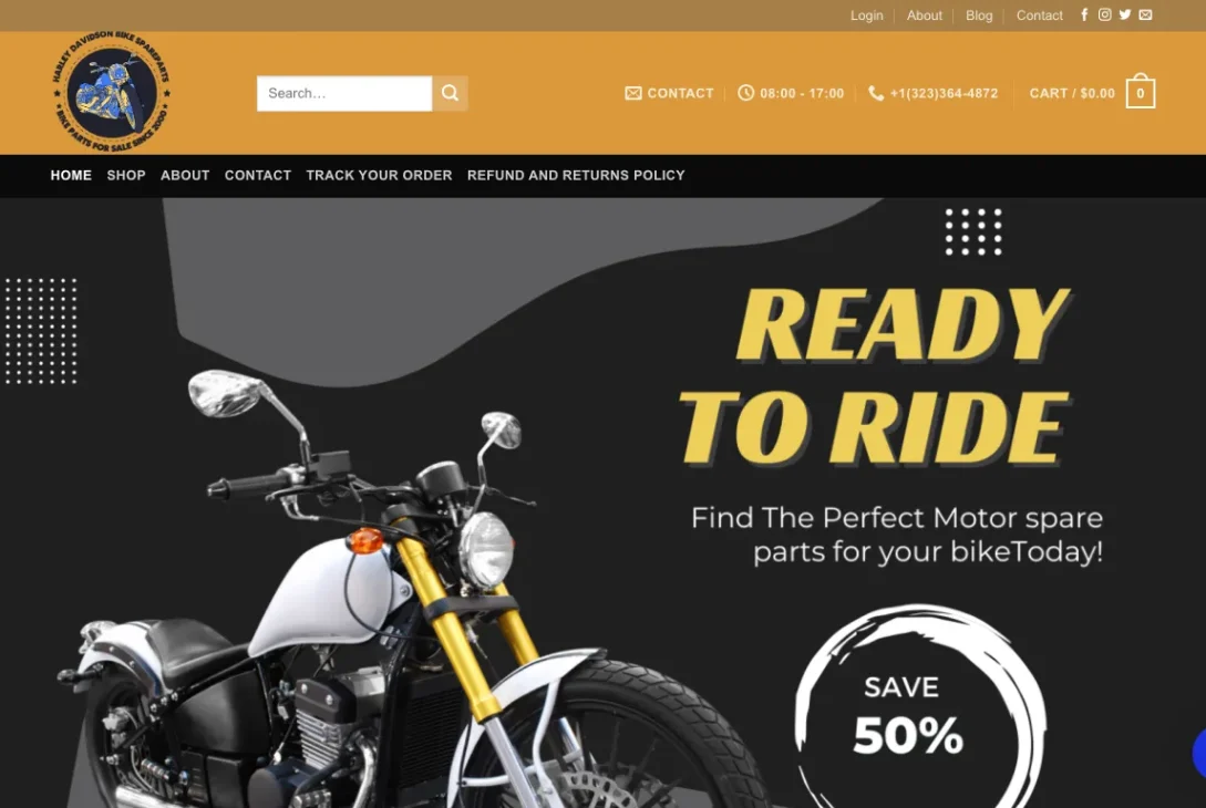 Is Harleydavidson-bike-parts.com legit?