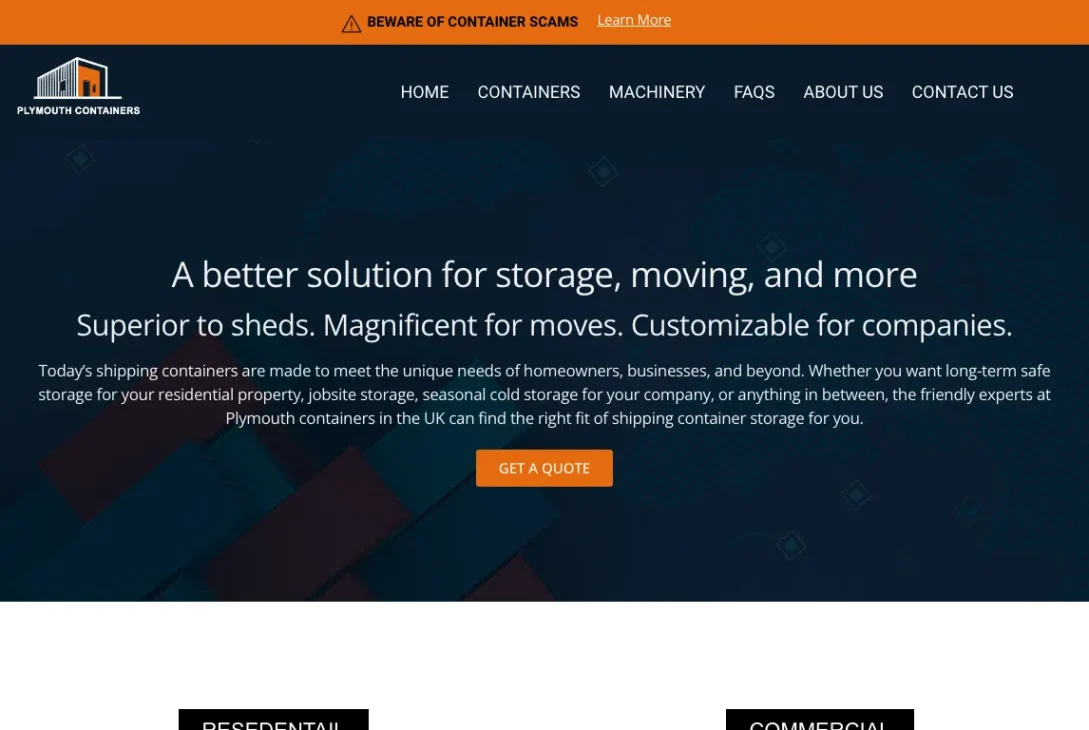Is Plymouthcontainers.co.uk legit?