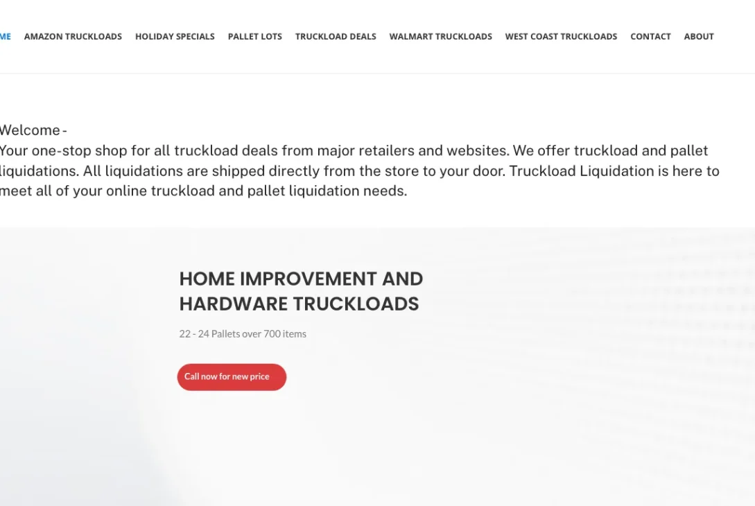 Is Truckloadspalletsliquidations.com legit?