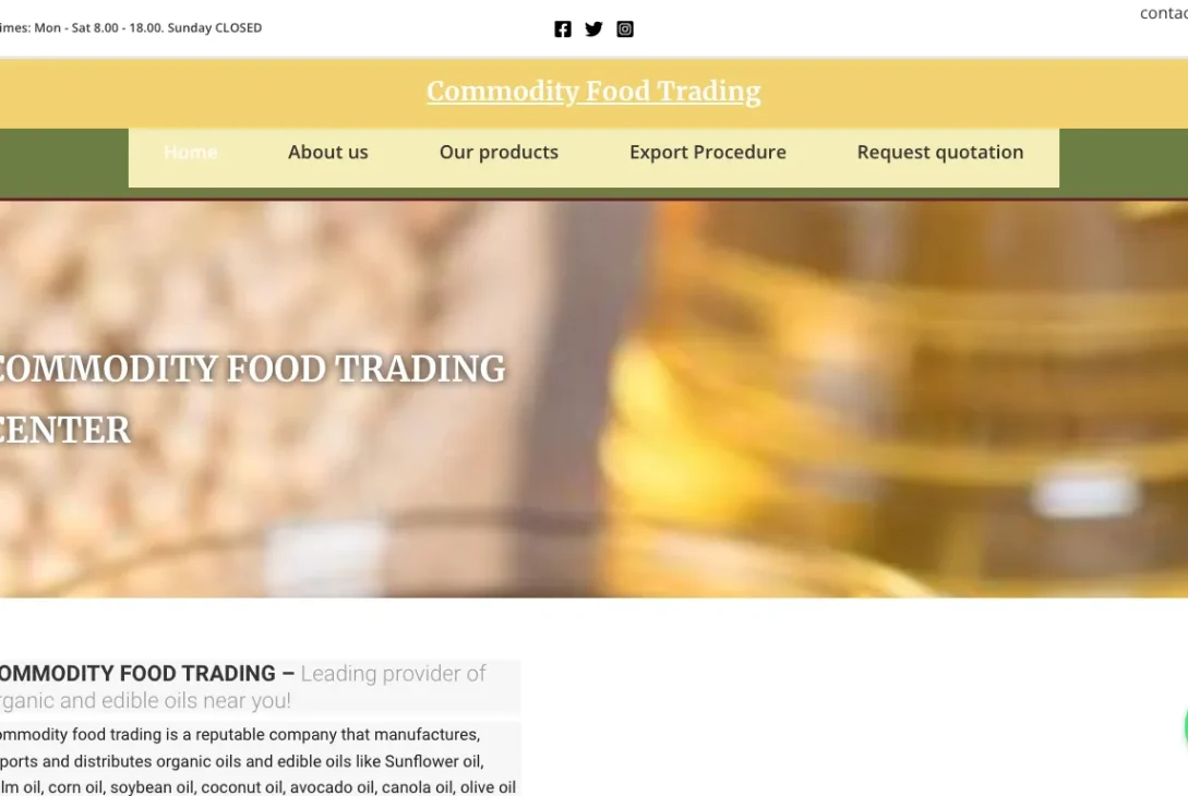 Is Commodityfoodtrading.com legit?