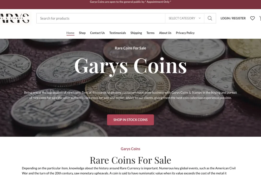 Is Garyscoins.com legit?