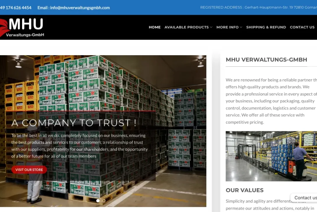 Is Mhuverwaltungsgmbh.com legit?